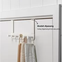 ENUDDEN - Gantungan untuk pintu, putih