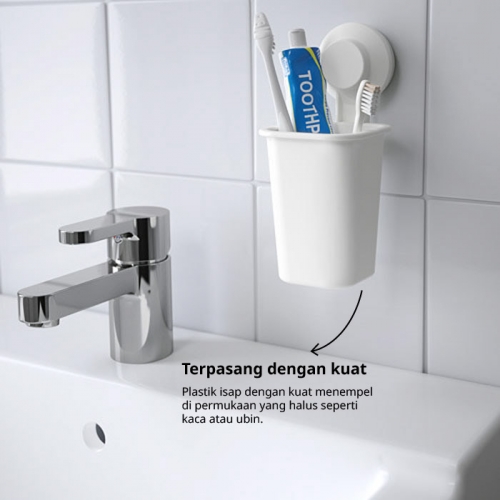TISKEN toothbrush holder with suction cup