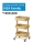 RÅSKOG - trolley, yellow, 35x45x78 cm | IKEA Indonesia - 30496650_S1
