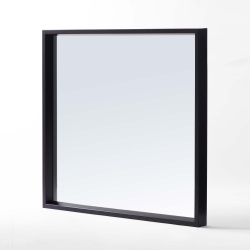 SANANA - Cermin Dekorasi, 60x60 hitam-PU