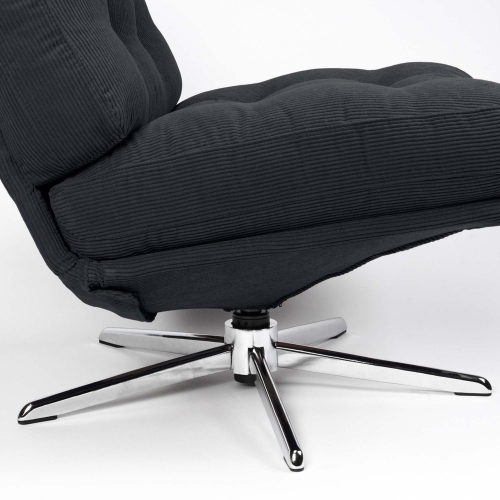 DYVLINGE swivel easy chair, Kelinge black | IKEA Indonesia