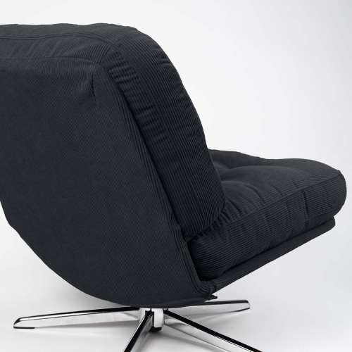 DYVLINGE swivel easy chair, Kelinge black | IKEA Indonesia