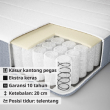 VESTERÖY - pocket sprung mattress, extra firm/light blue, 160x200 cm | IKEA Indonesia - 90470063_S2