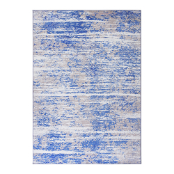SHUFU - Abstract pattern rugs blue 120x160