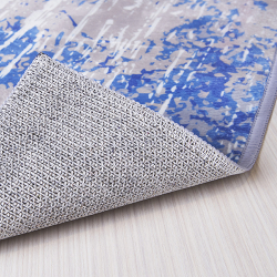 SHUFU - Karpet motif abstrak biru 120x160