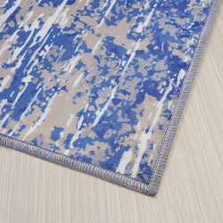 SHUFU - Abstract pattern rugs  blue 160x230