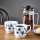 ENTUSIASM - jumbo cup, patterned/white blue, 50 cl | IKEA Indonesia - 40542109_S1
