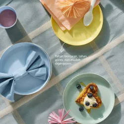 KALAS - Piring, warna campuran