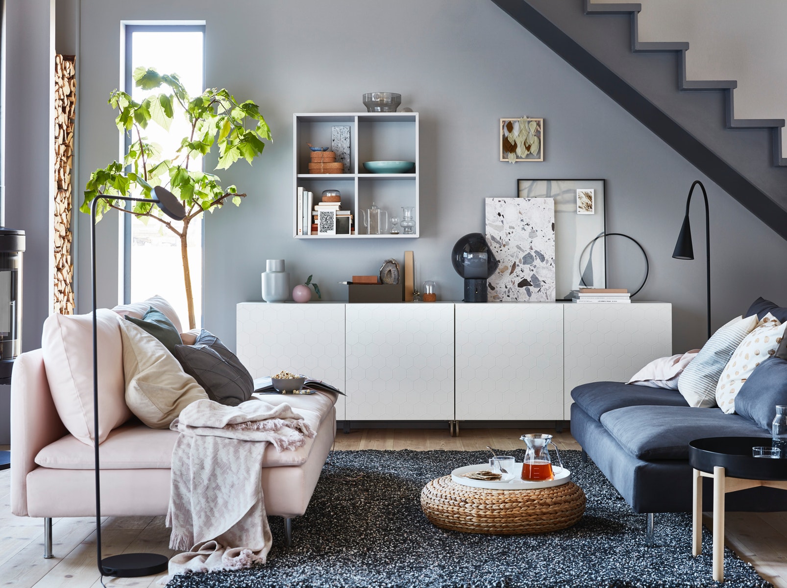 Minimalist living room decoration for small homes - IKEA Indonesia