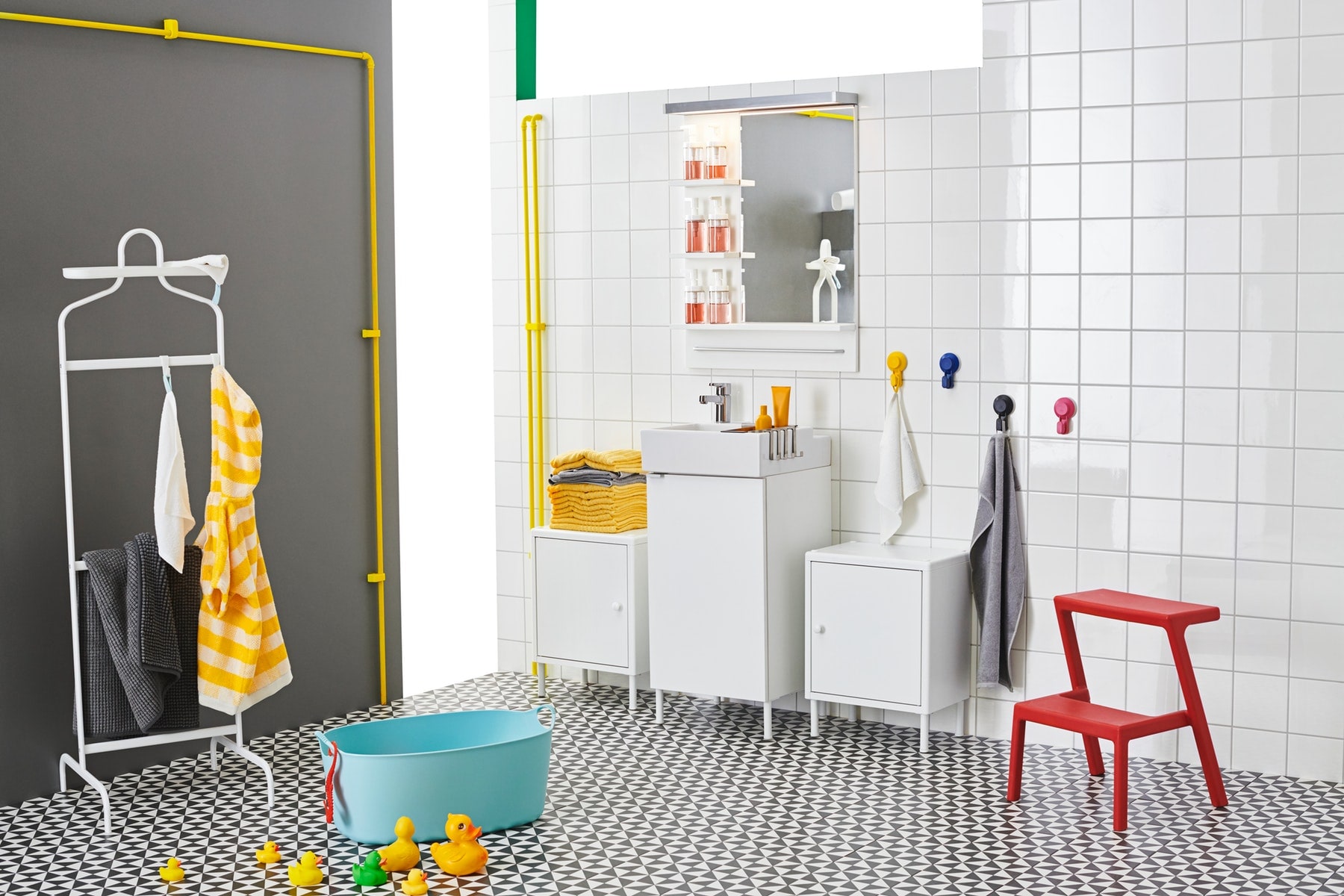 10 ide desain kamar mandi unik dan kreatif - IKEA Indonesia