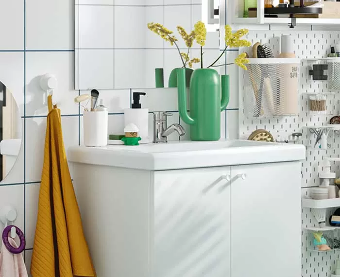 A bright and organised bathroom - IKEA Indonesia