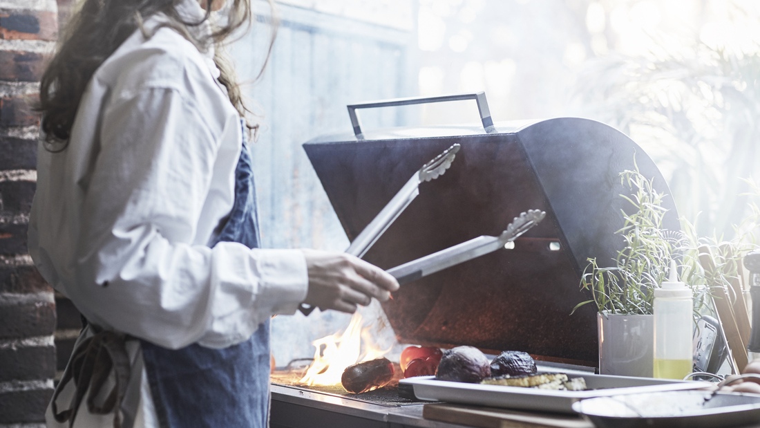 dapur terbuka belakang rumah