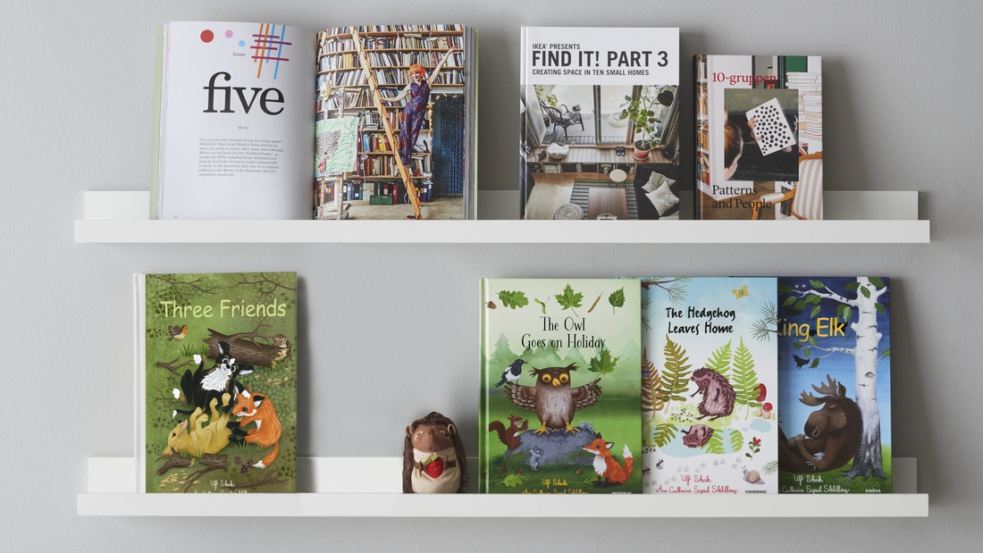 rak buku perpustakaan