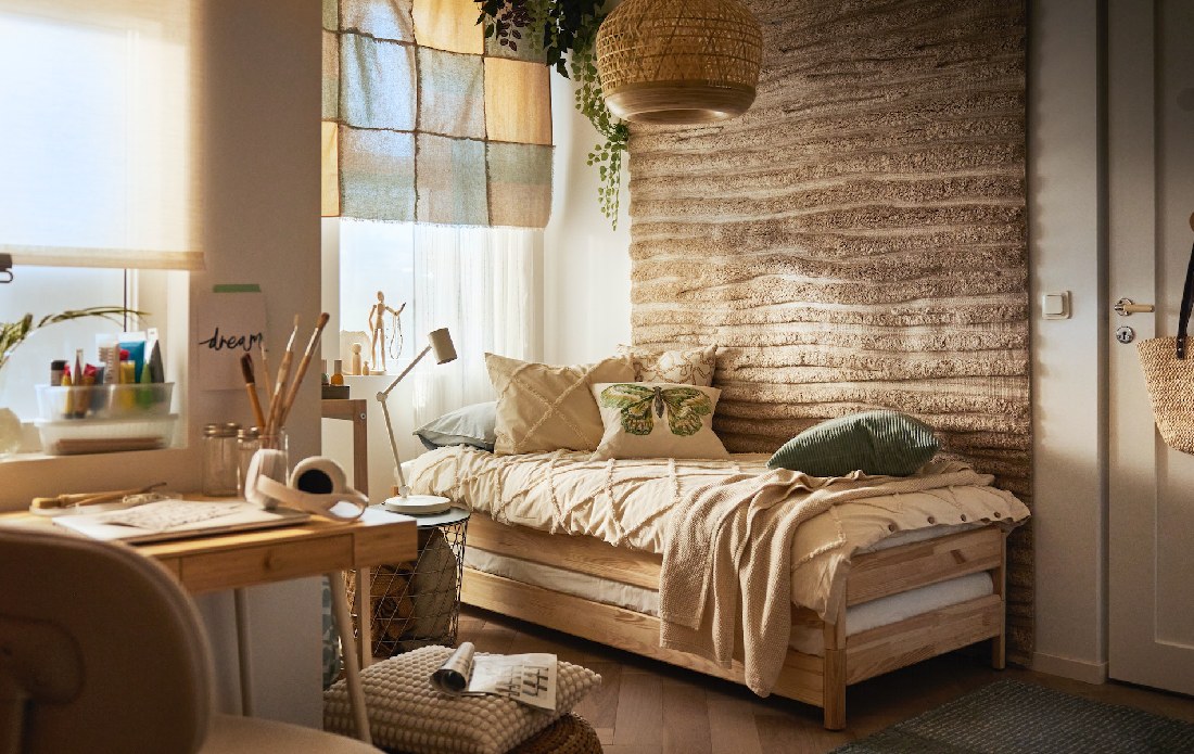 desain kamar bohemian