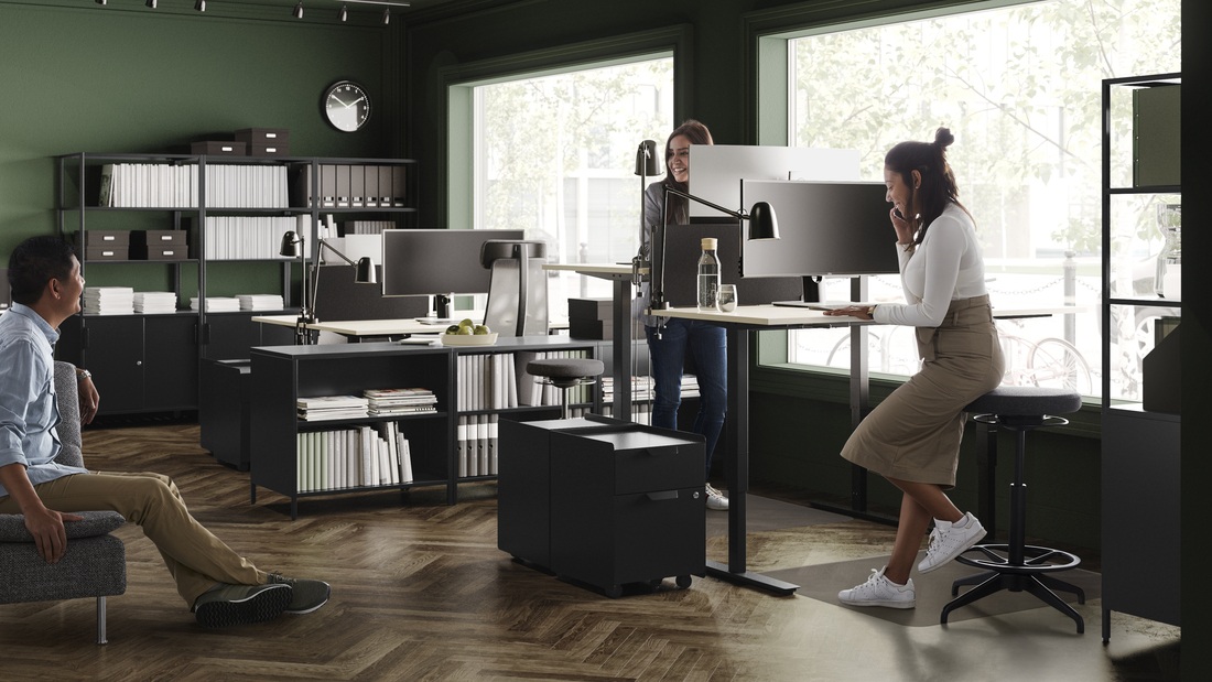 meja kantor modern