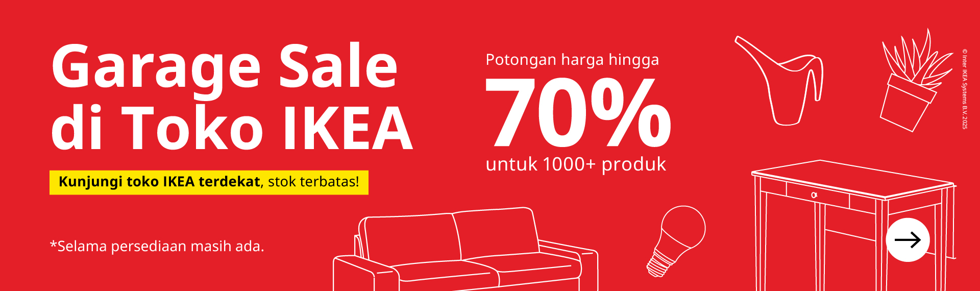 Garage Sale 25 Jul - Agus 2025