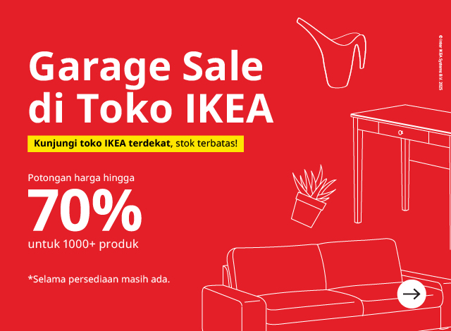 Garage Sale 25 Jul - Agus 2025