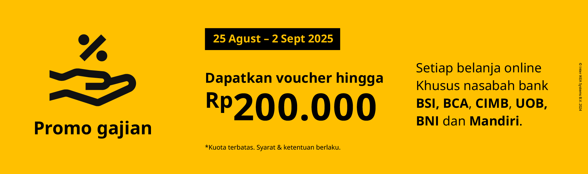 Payday 25 Agustus - 2 September