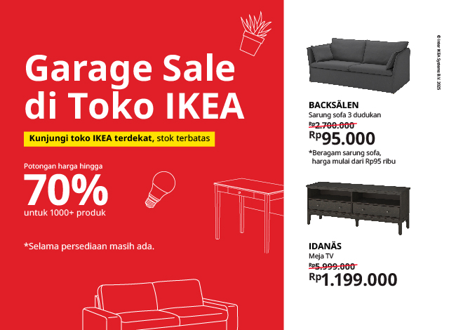 Garage Sale 25 Jul - Sept 2025