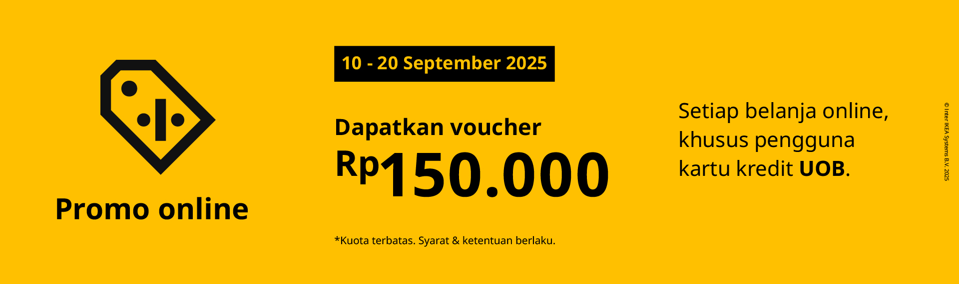 Online Promo 10 - 20 September