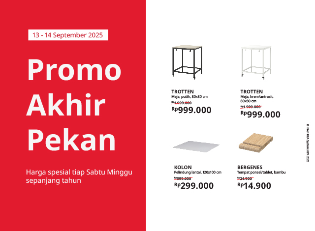 Promo akhir pekan Week 37
