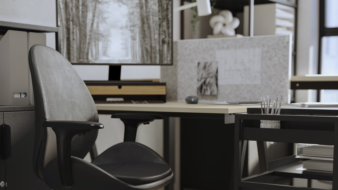 meja kantor minimalis