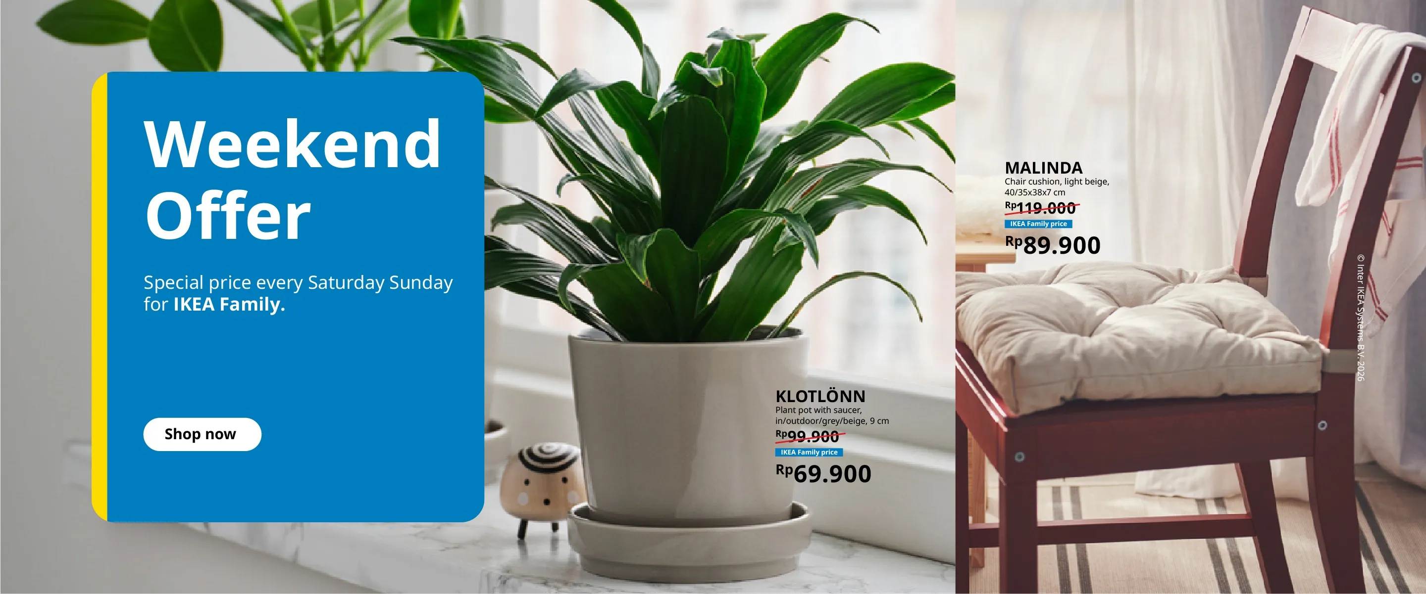 Inspirasi ruang tamu IKEA