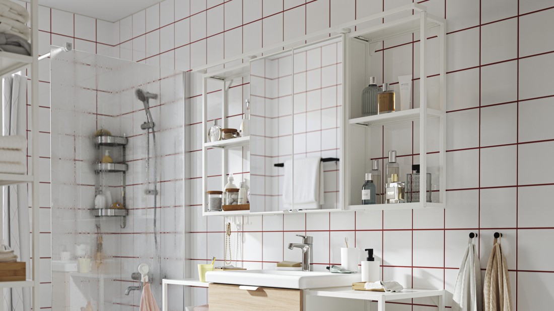 rak kaca kamar mandi