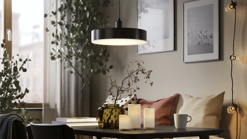 lampu gantung ruang keluarga