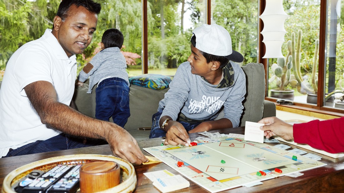 dekorasi ruang keluarga​