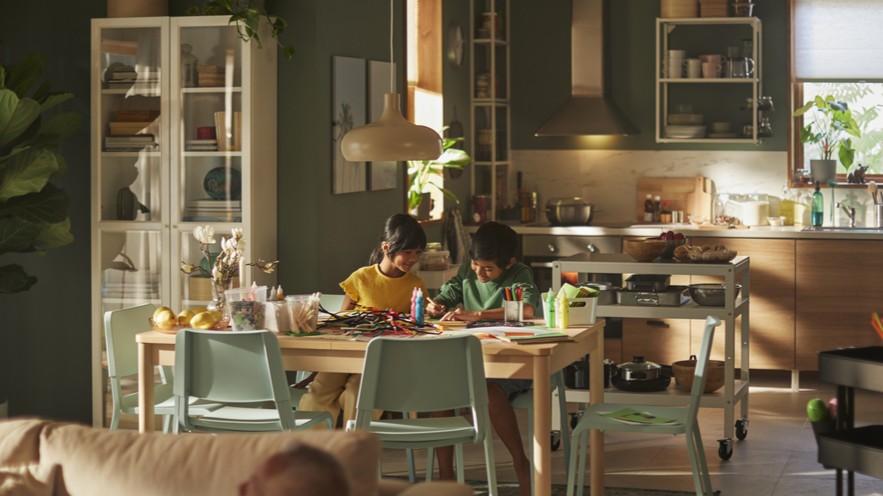 rak hias ruang tamu minimalis