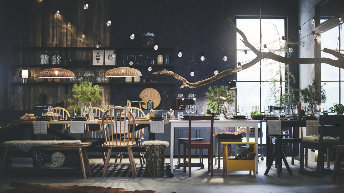 rantai lampu gantung elegan