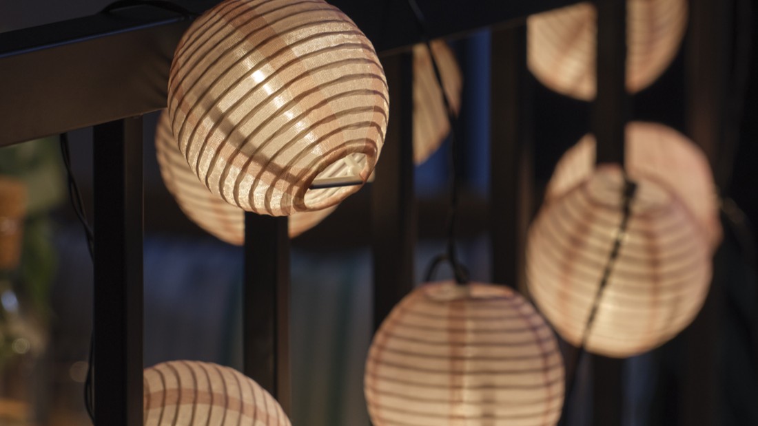 rantai lampu gantung elegan