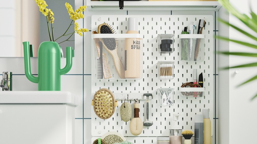 Rak kamar mandi tempel