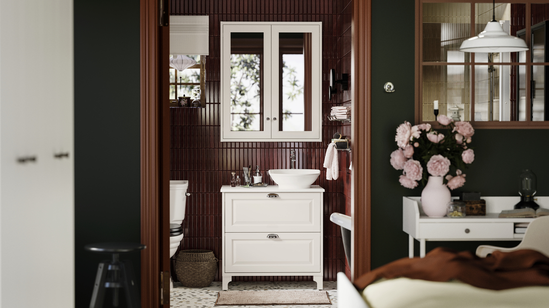 memasang rak kamar mandi