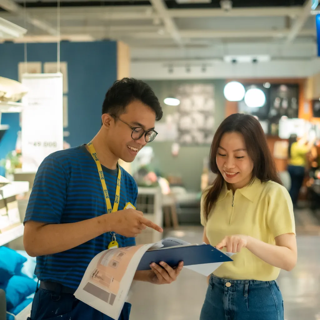 Person designing on a laptop