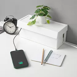 SÄTTING cable management box for organizing chargers and laptop cables