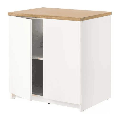 example of closed cabinets in a KNOXHULT kitchen set
