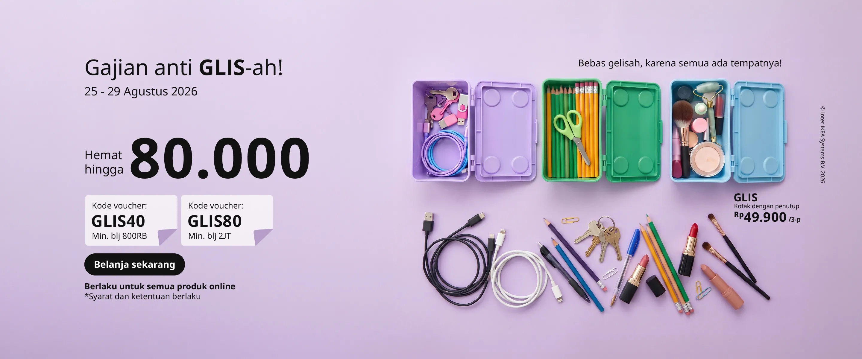 Bukti validasi kode promo - IKEA - Kode promo IKEA: [[voucher ganda]] min. Rp800.000 atau Rp2.000.000