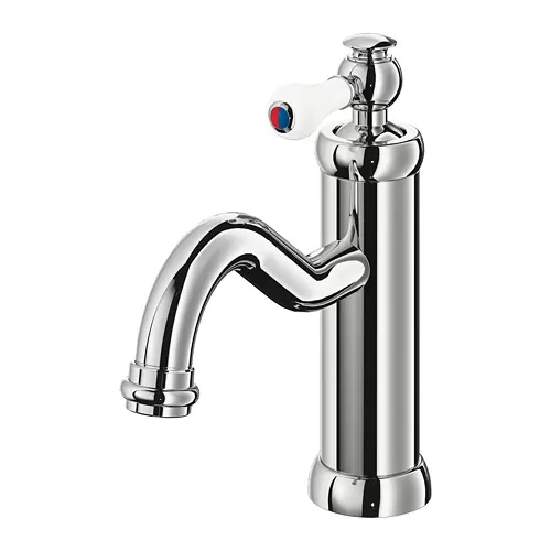HAMNSKÄR Keran mixer wastafel, dilapisi krom