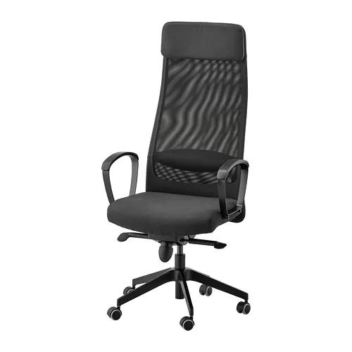 MARKUS Office chair, vissle dark grey, medium