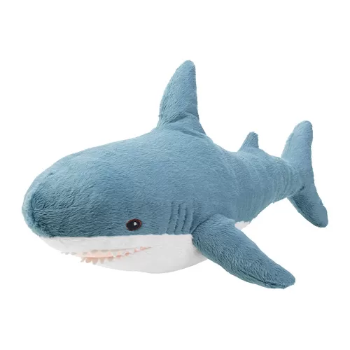 BLÅHAJ Boneka, bayi hiu, 55 cm