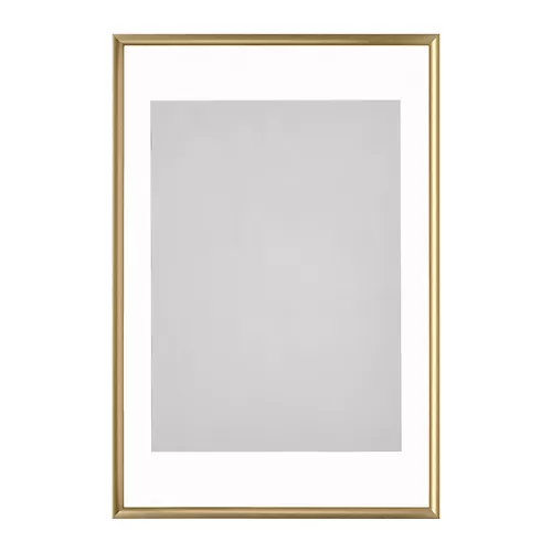 SILVERHÖJDEN Bingkai, warna emas, 61x91 cm