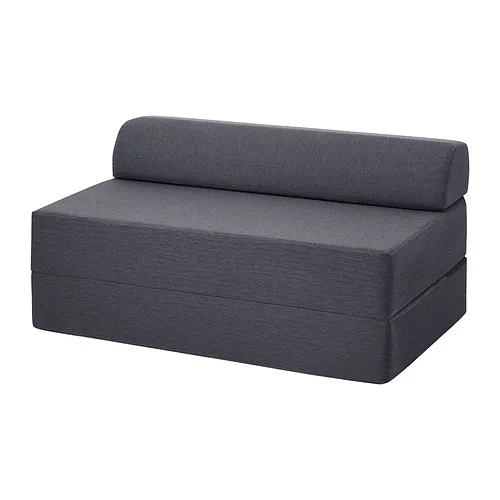 NYKIL 2-seat sofa-bed, dark grey