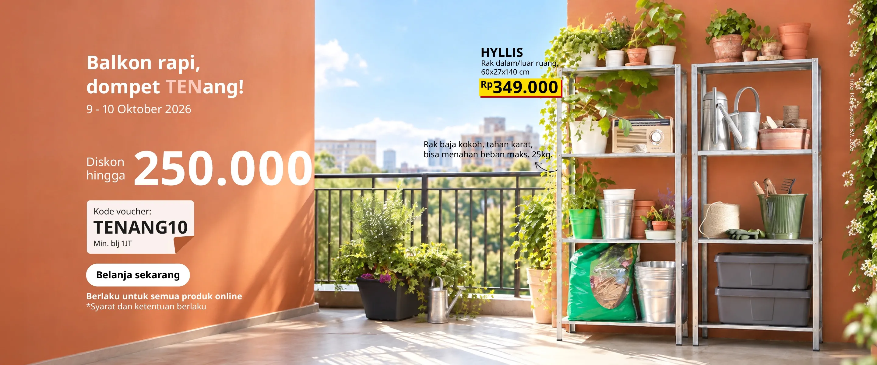 Bukti validasi kode promo - IKEA - Diskon hingga [[Rp250.000]] untuk belanja minimum Rp1.000.000