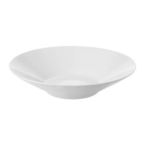 IKEA 365+ Mangkuk, sisi miring putih, 28 cm