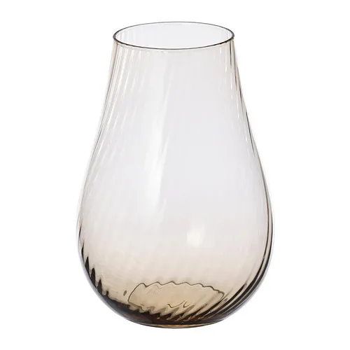 PÅSKÖTRÄD Vase, glass/light brown, 20 cm