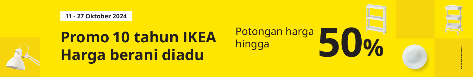 Promo 10 Tahun IKEA Indonesia