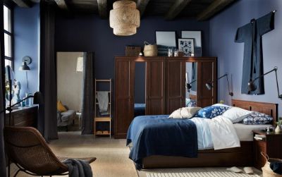 Serene, stylish and full of storage – this bedroom has it all