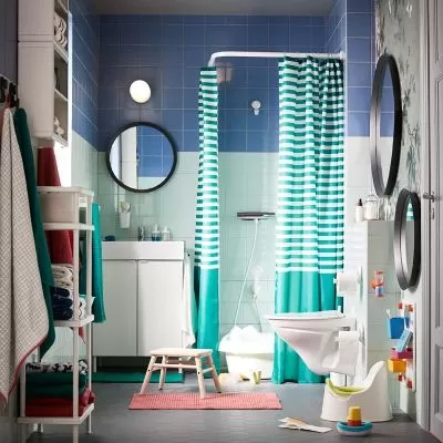 Kamar mandi di mana tak ada barang yang di luar jangkauan